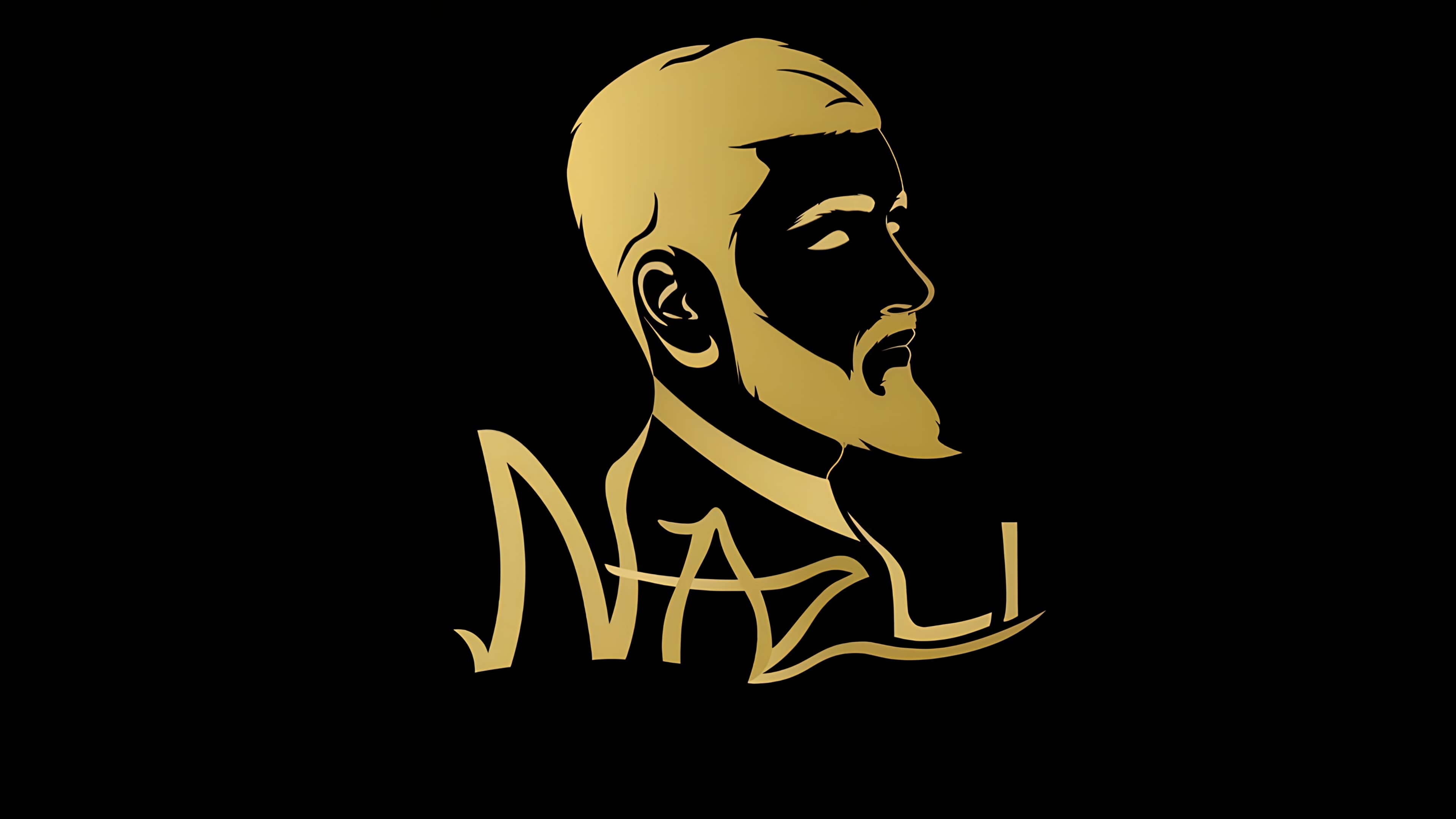 Świeży fade i kontur brody w Nazli Barbershop